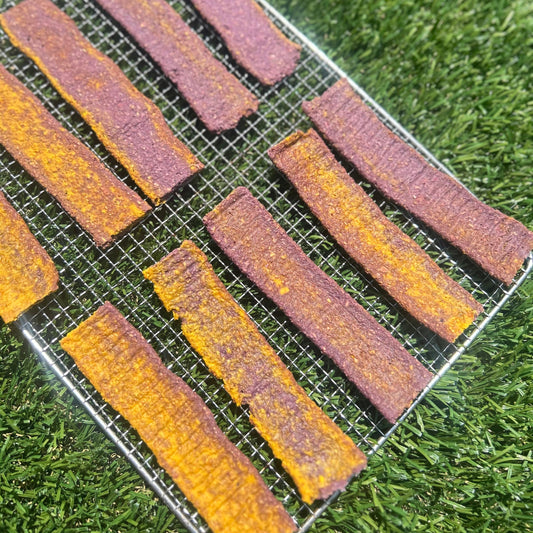 Purple Sweet Potato Carrot Sticks